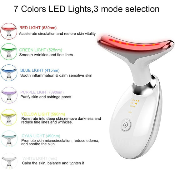 Face and neck beauty device control interface