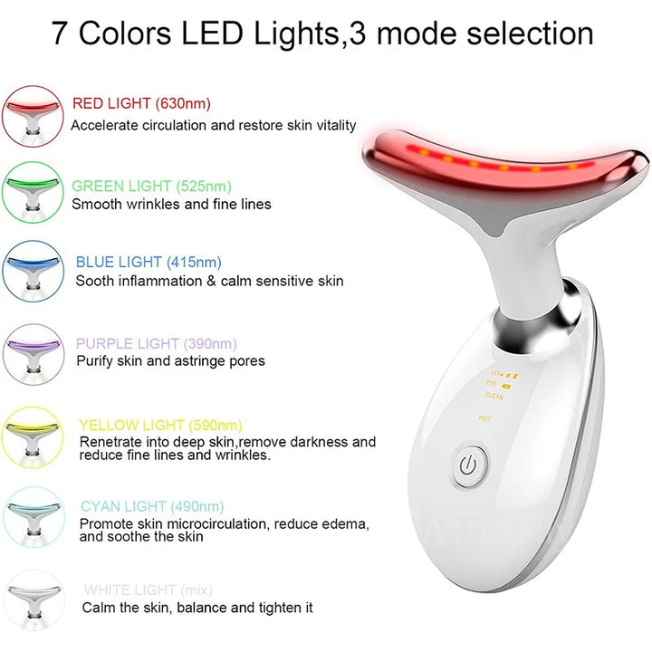 Face and neck beauty device control interface