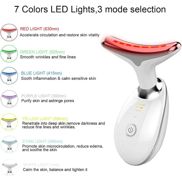 Face and neck beauty device control interface