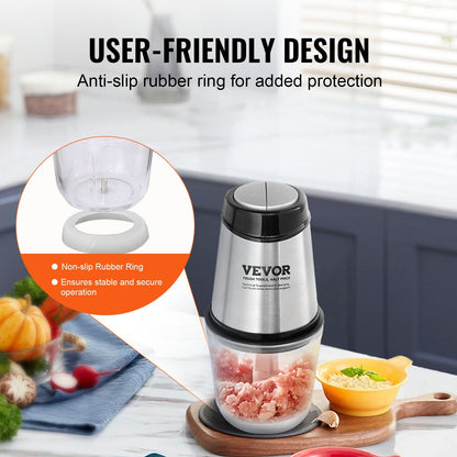 Electric Food Processor Meat Grinder alternate angle