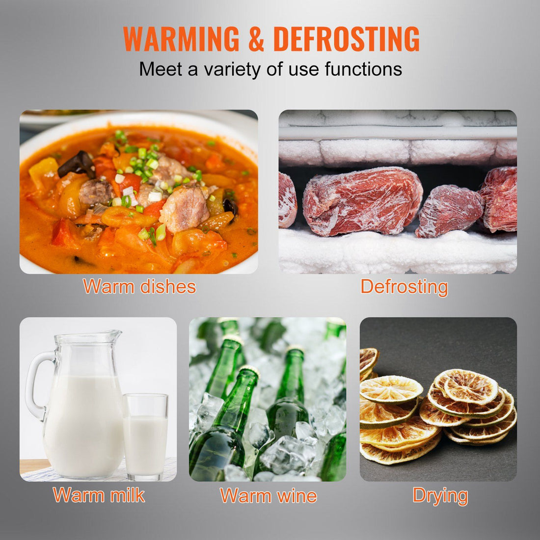 Electric food warming tray, portable, 16.5 by 11 inch surface, additional view 6