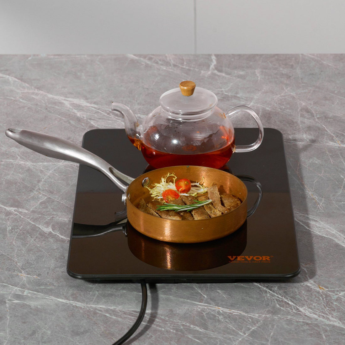 Electric food warming tray, portable, 16.5 by 11 inch surface, additional view 8