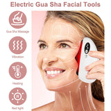 Electric Gua Sha Heated Facial Tool in White