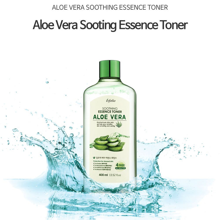Esfolio Aloe Vera Essence Toner close-up of texture