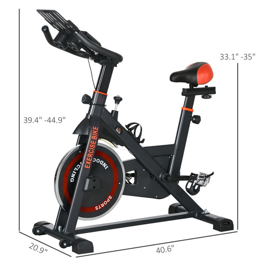Close-up of home exercise bike resistance knob