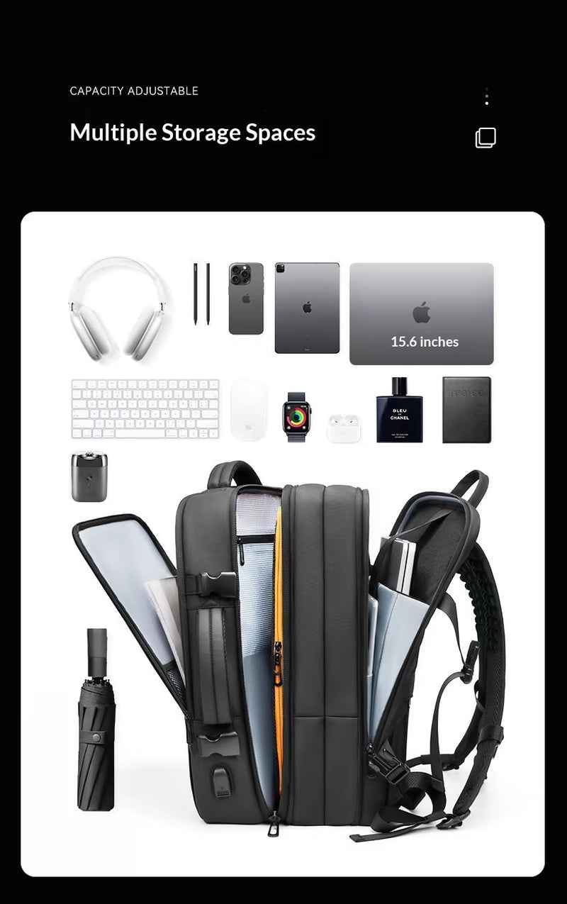 ExpandPro 40L Travel Backpack, expanded capacity