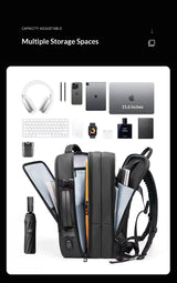 ExpandPro 40L Travel Backpack, expanded capacity