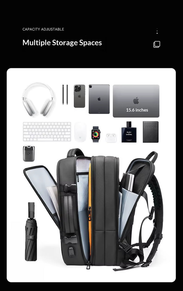 ExpandPro 40L Travel Backpack, expanded capacity