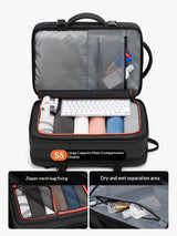 ExpandPro 40L Travel Backpack, USB charging port detail