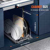 Close-up of an adjustable divider on the rack