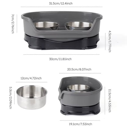 Express Neater Feeder Mess-Free Pet Bowls2