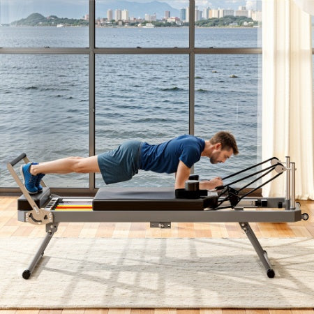 Pilates reformer side profile