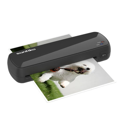fast warm-up laminator machine front panel with start and ready indicator