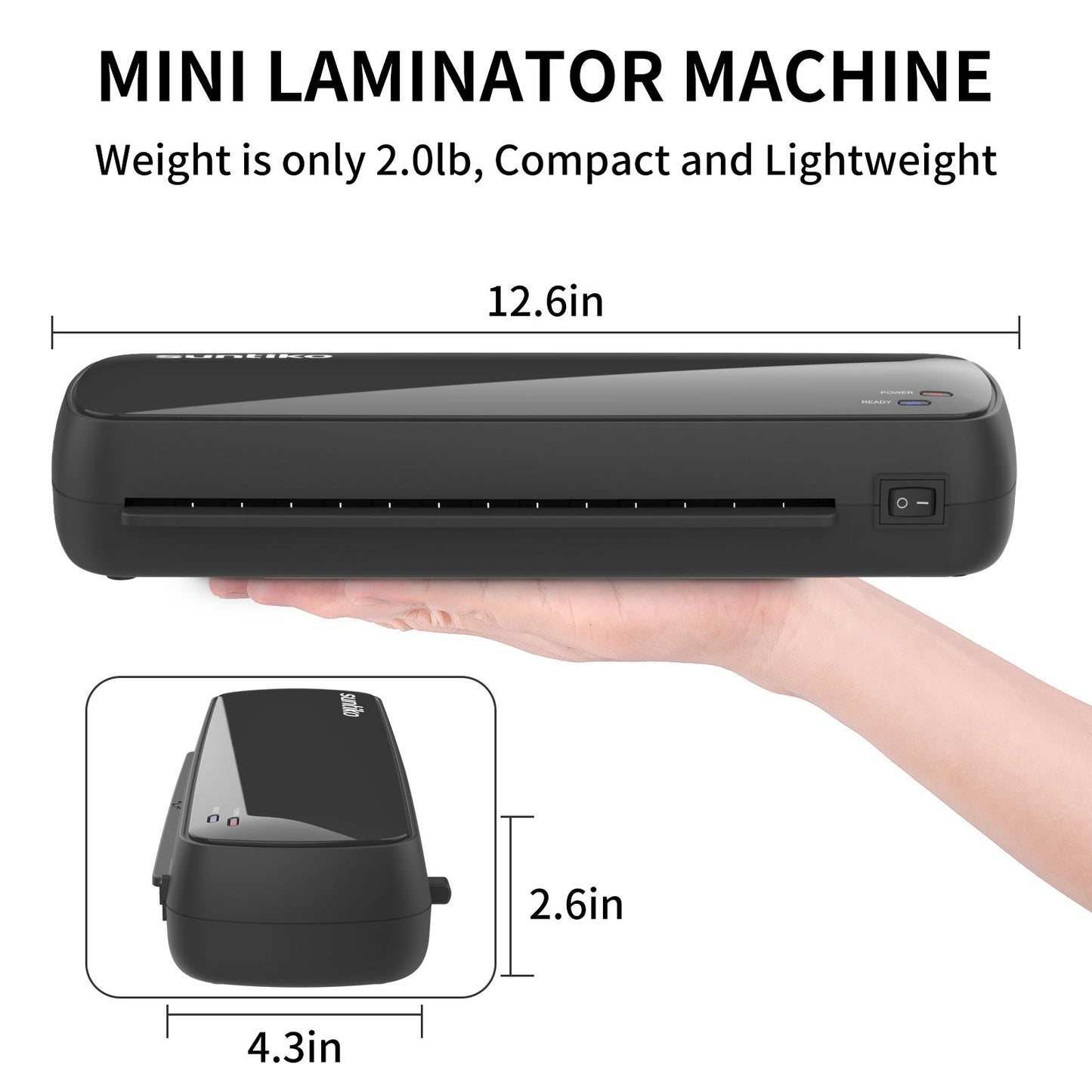 fast warm-up laminator machine close-up of feed slot and rollers
