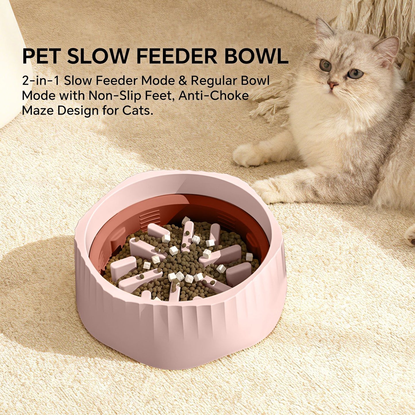 Fast/slow food can easily switch bowls 18