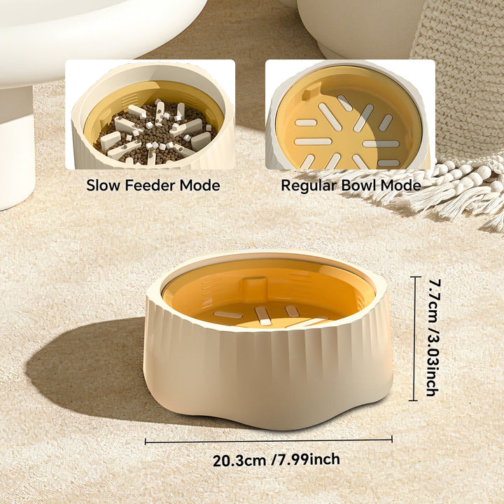 Slow feeder bowl green color option