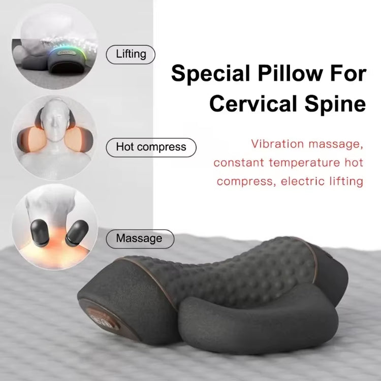 Spine stretcher controls and feature buttons close-up