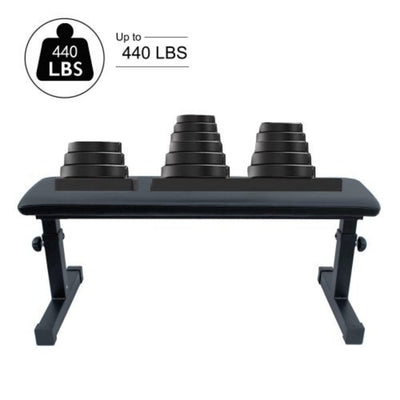 Flat Dumbbell Bench Home Strength Training 1