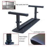 Flat bench padded top close-up