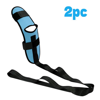 FlexStrap stretching strap rolled up for travel