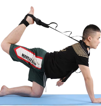 FlexStrap leg stretcher in blue color