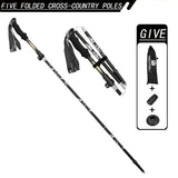 Trekking pole outer locking adjustment system
