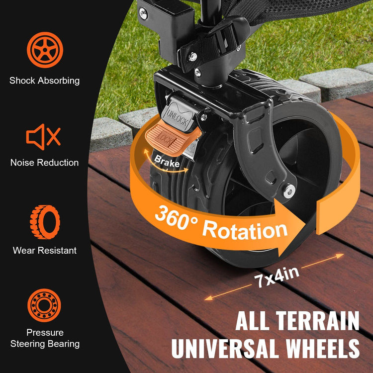 Foldable Double Decker Utility Wagon side angle