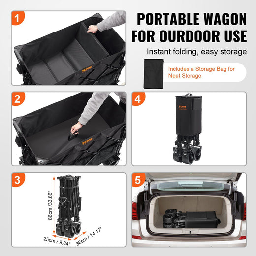 Foldable Double Decker Utility Wagon lifestyle view