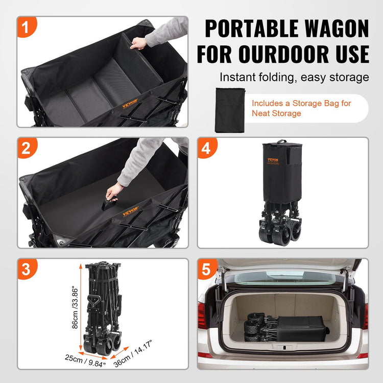 Foldable Double Decker Utility Wagon lifestyle view