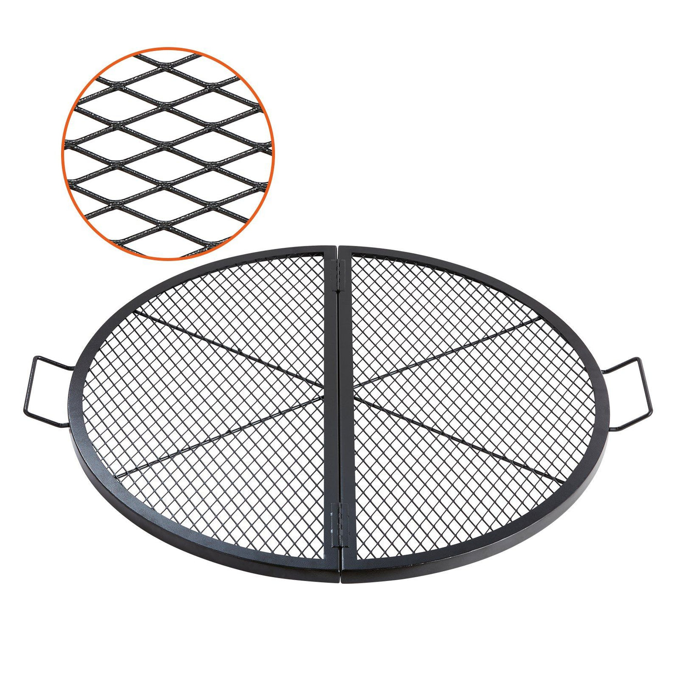 Foldable Fire Pit Grill Grate main product view for foldable fire pit grill grate shoppers