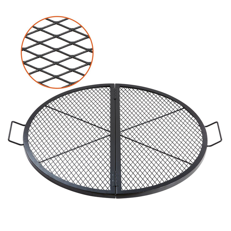 Foldable Fire Pit Grill Grate main product view for foldable fire pit grill grate shoppers