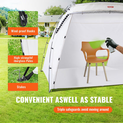 Foldable Paint Booth Tent with Floor2