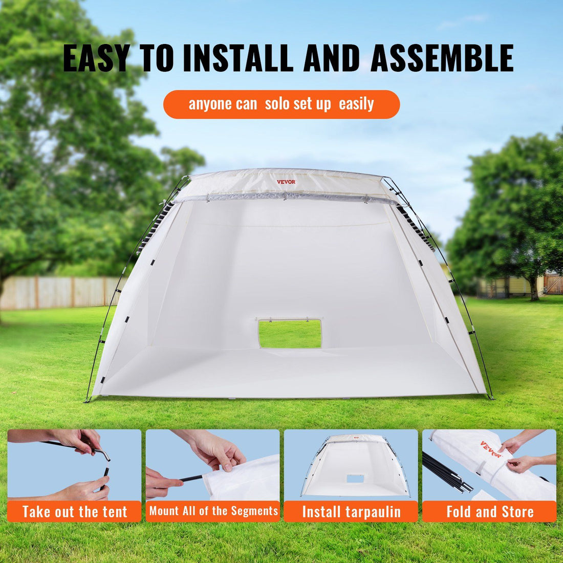 Foldable Paint Booth Tent with Floor4