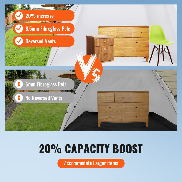 Foldable Paint Booth Tent with Floor5