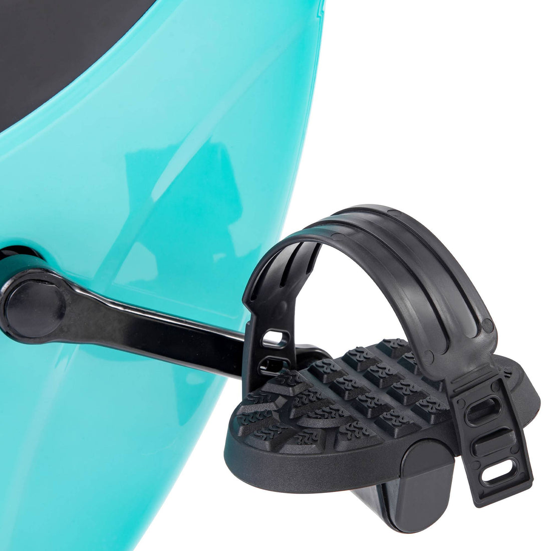 Close-up of adjustable resistance knob on the X-bike