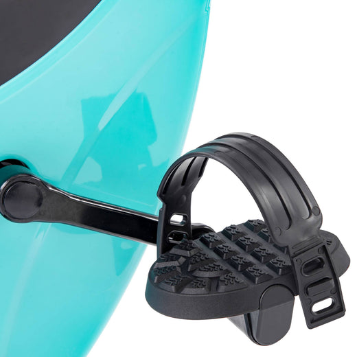 Close-up of adjustable resistance knob on the X-bike