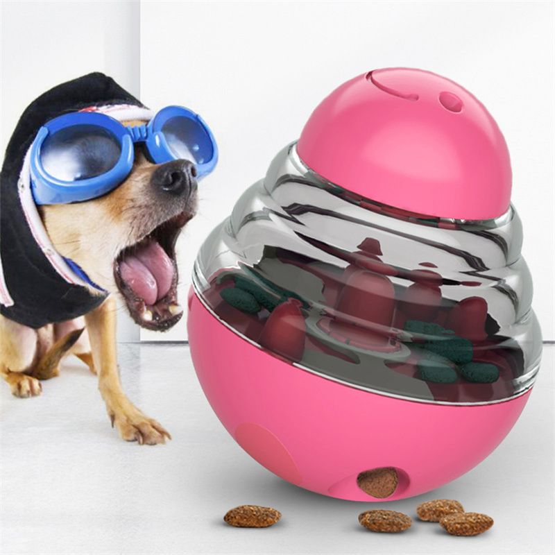 Interactive treat dispensing ball for dogs and cats