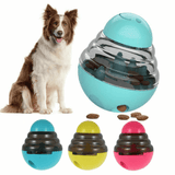 Treat dispensing ball in pink color