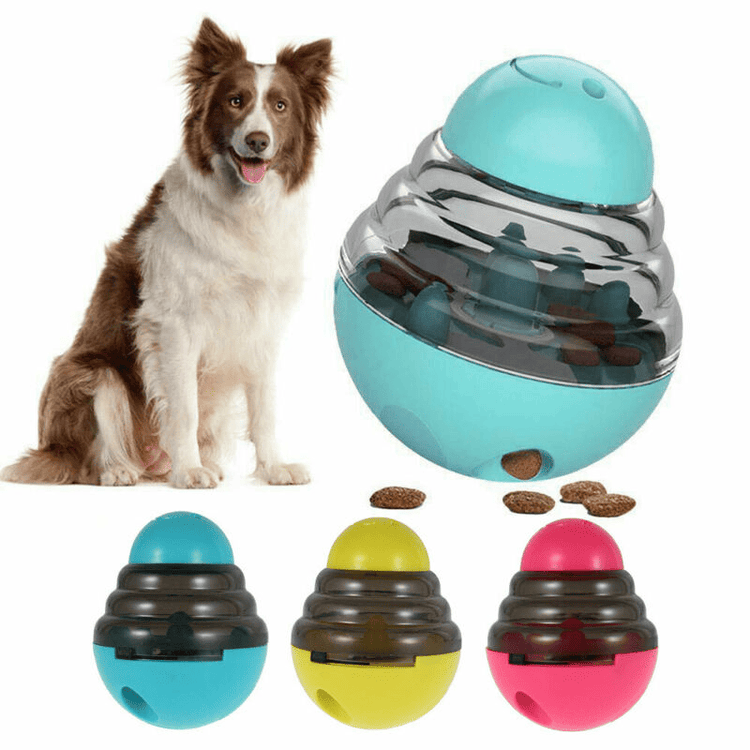 Treat dispensing ball in pink color