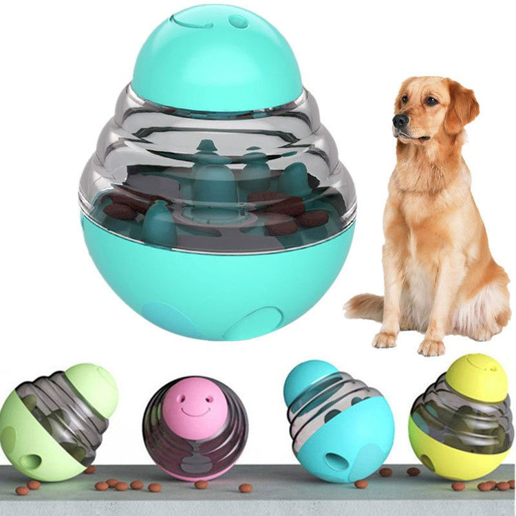 Treat dispensing ball in green color