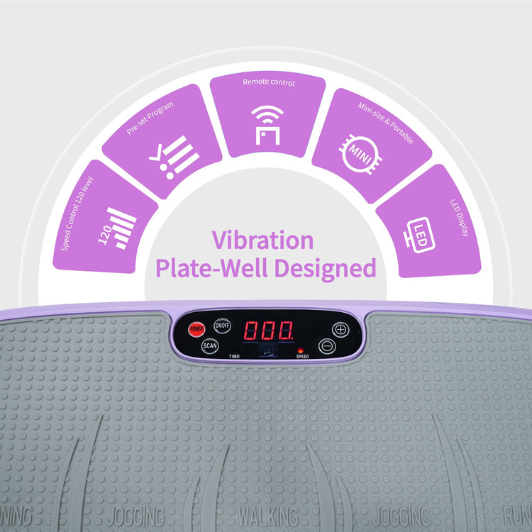 vibration plate exercise machine side profile