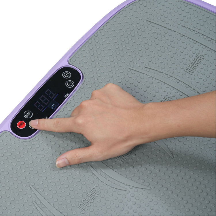 vibration platform with non-slip rubber top