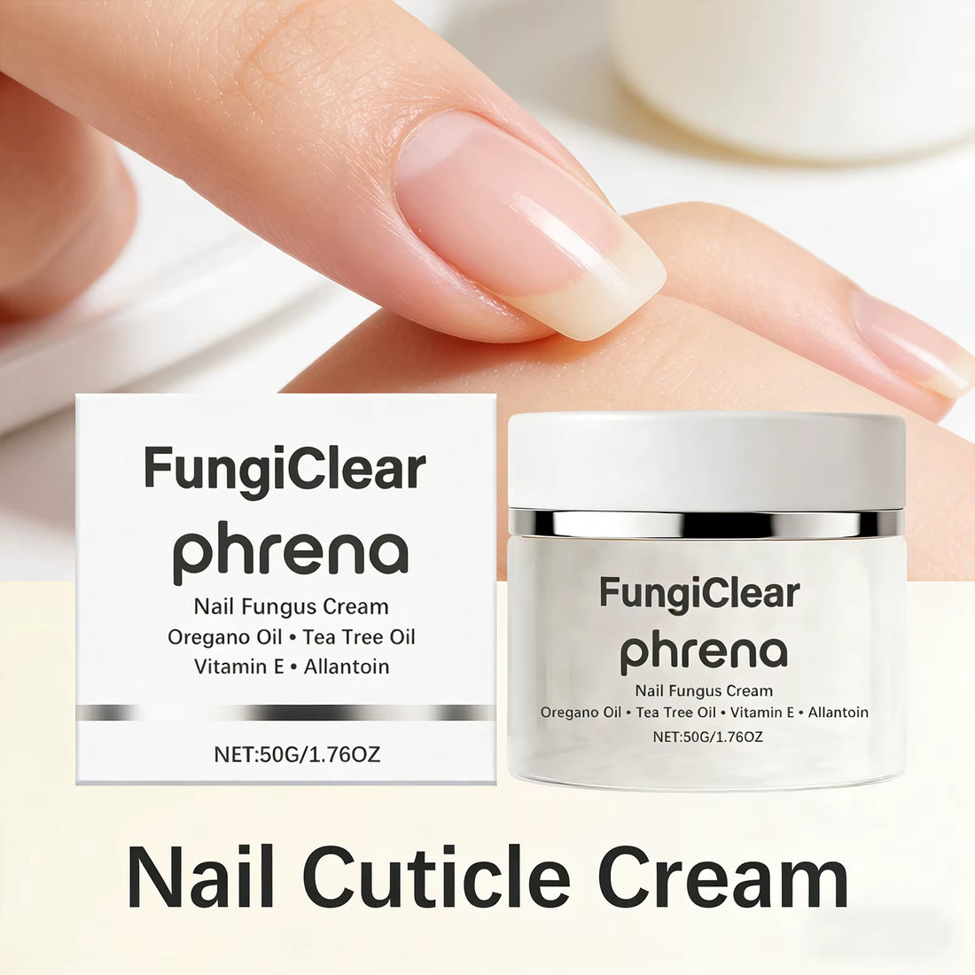 FungiClear nail solution before and after appearance