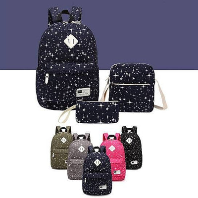 Galaxy Traveler convertible backpack in tote carry mode