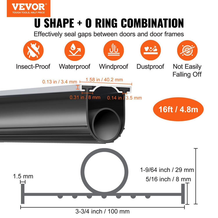 Garage Door Bottom Seal Kit2
