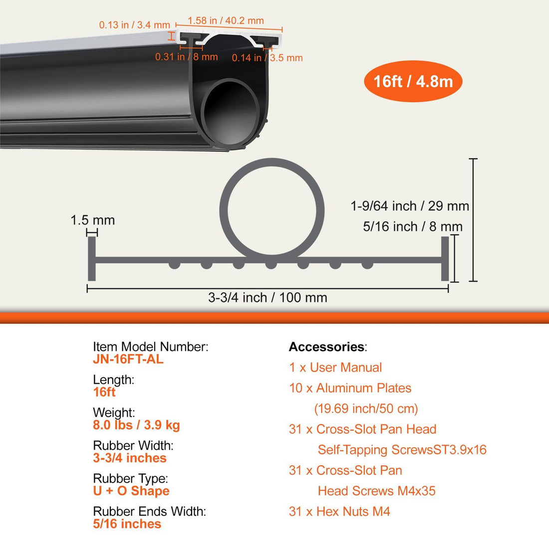Garage Door Bottom Seal Kit7