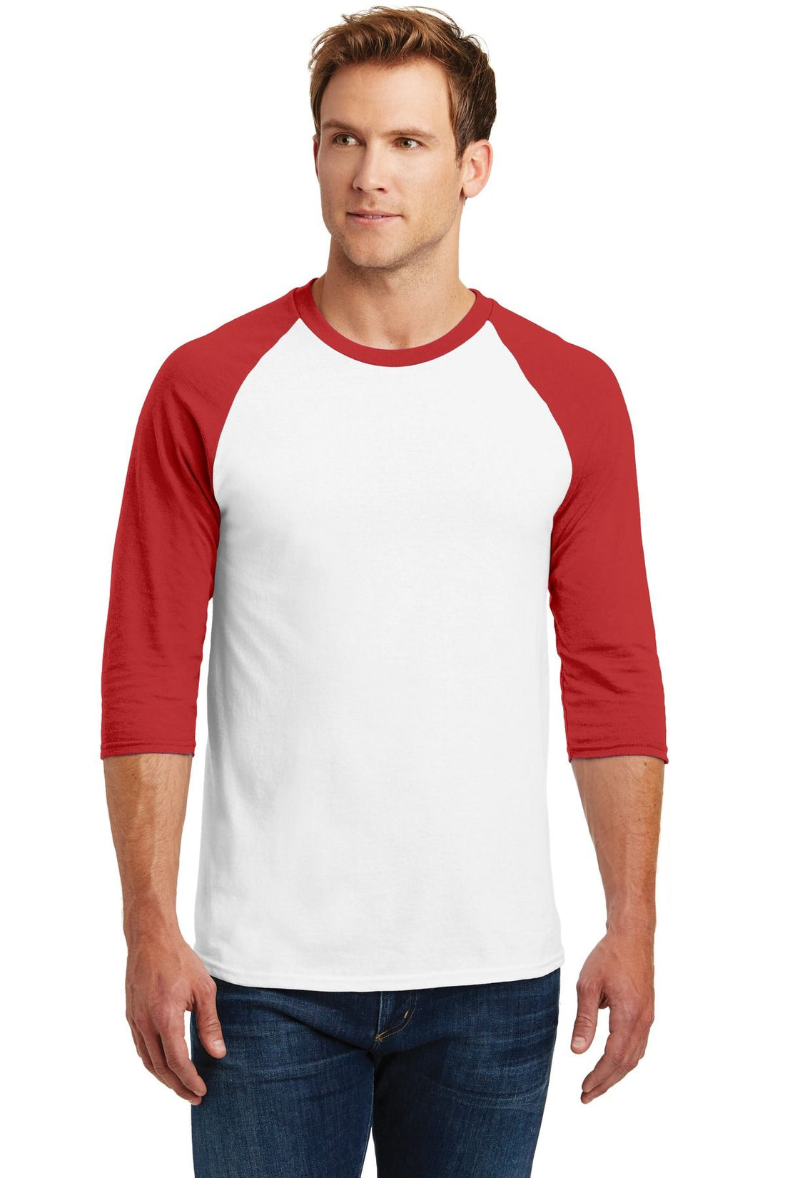 Gildan 3/4-Sleeve Raglan T-Shirt2