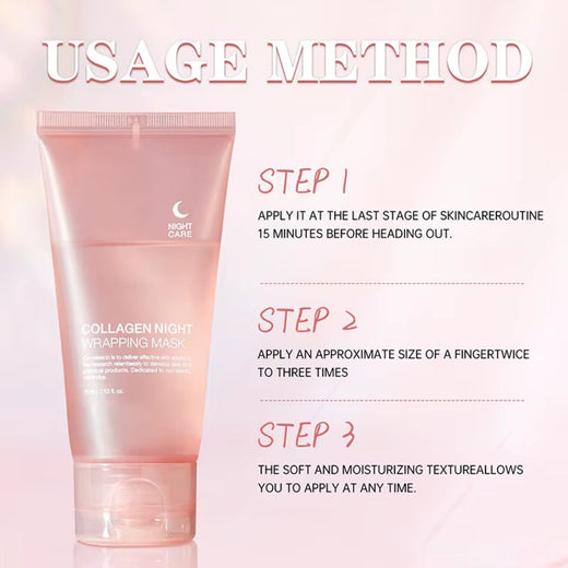 Glass skin collagen mask benefits and ingredients reference