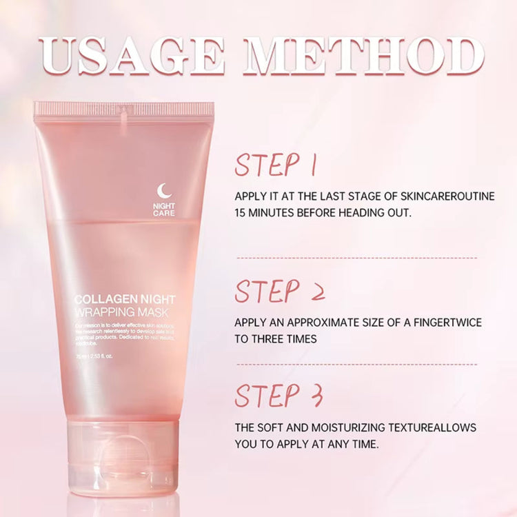 Glass skin collagen mask benefits and ingredients reference