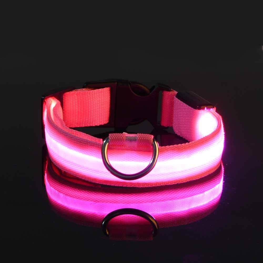 Glow LED Pet Collar USB Rechargeable 1
